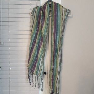 Pastel and sparkle scarf